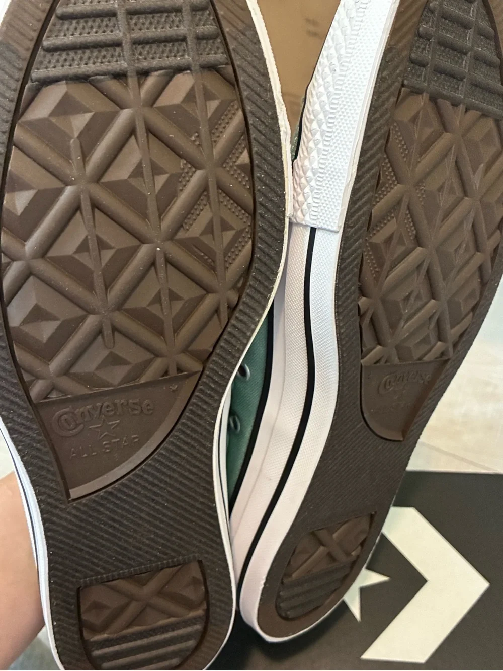 Converse Mint Green Canvas Low-Top Sneakers with White Laces - Picture 4 of 7